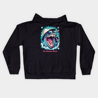 The Fin-Fluencer | A Shark T-Shirt Kids Hoodie